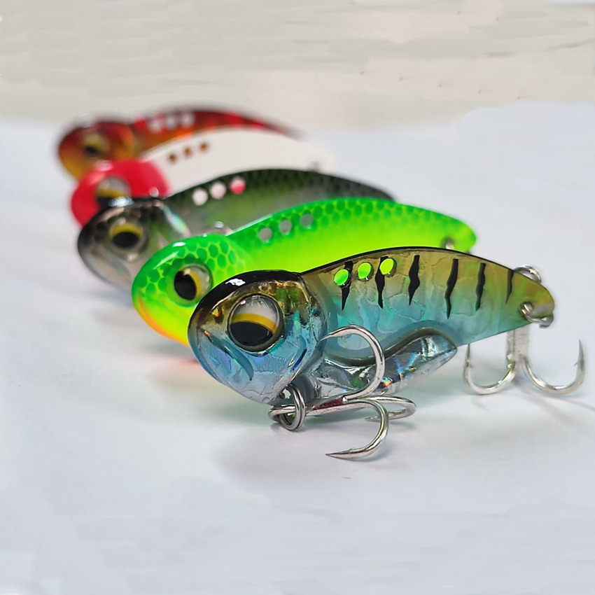 Fishing Lure Blade Bait - 6 szt. Metalowych Przynęt Wibracyjnych VIB