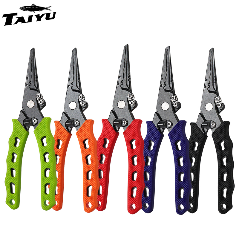 Fishing Lure Accessories - Szczypce wędkarskie TAIYU 5-kolorowe ze stali