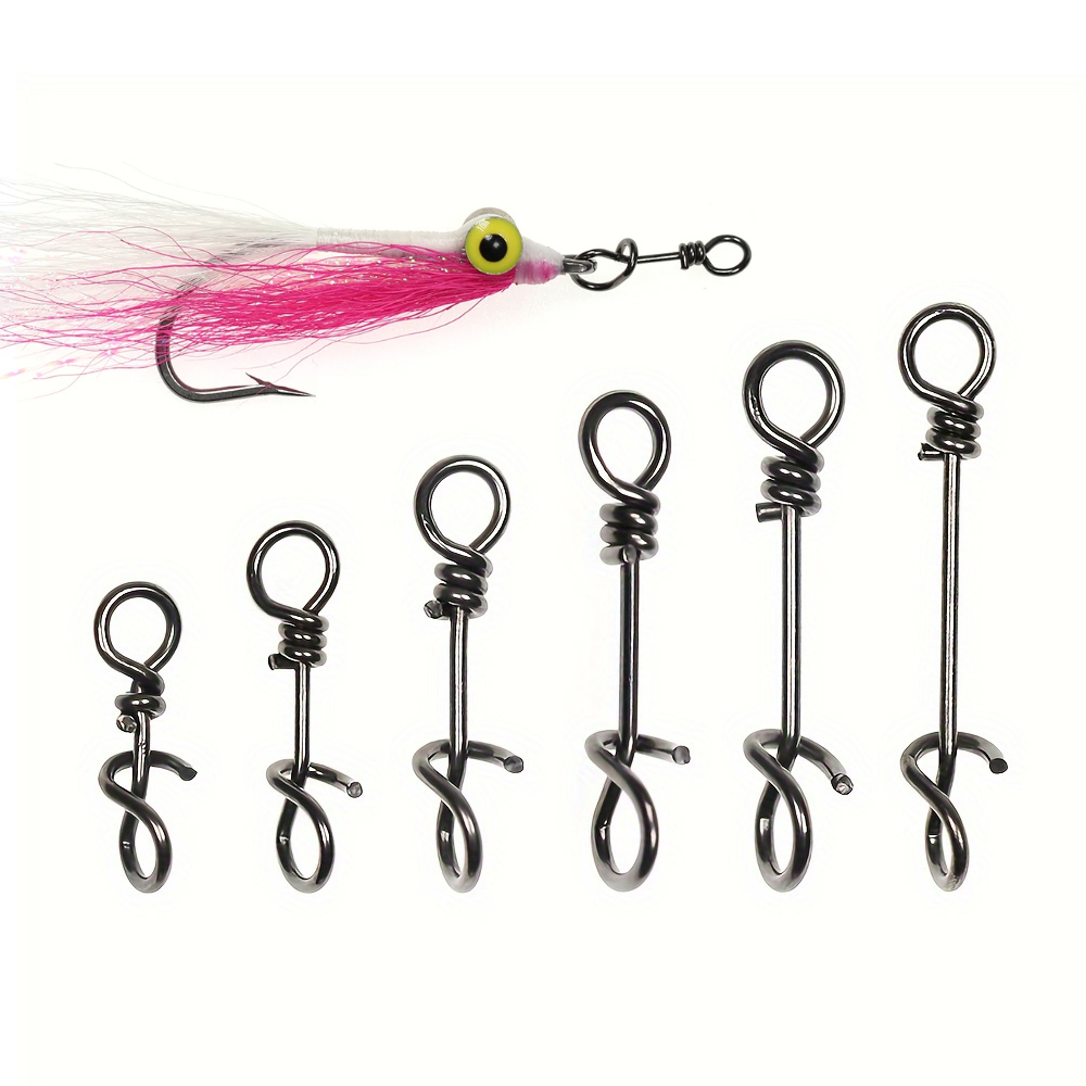 Fishing Lure Accessories - 50 SZT. Klipsy sprężynowe ze stali