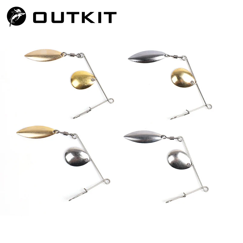 Fishing Lure Buzzbait - OUTKIT 5 sztuk 2.5g Spinner Fishing