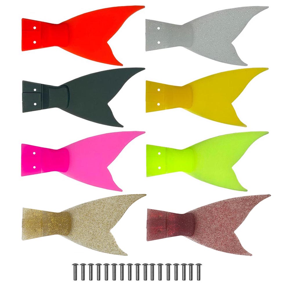 Fishing Lure Popper - 6 SZT. 300mm Zamienny Ogon do