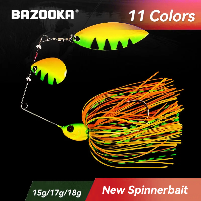 Fishing Lure Buzzbait - Bazooka 15g 18g Spinnerbait Fishing Lure