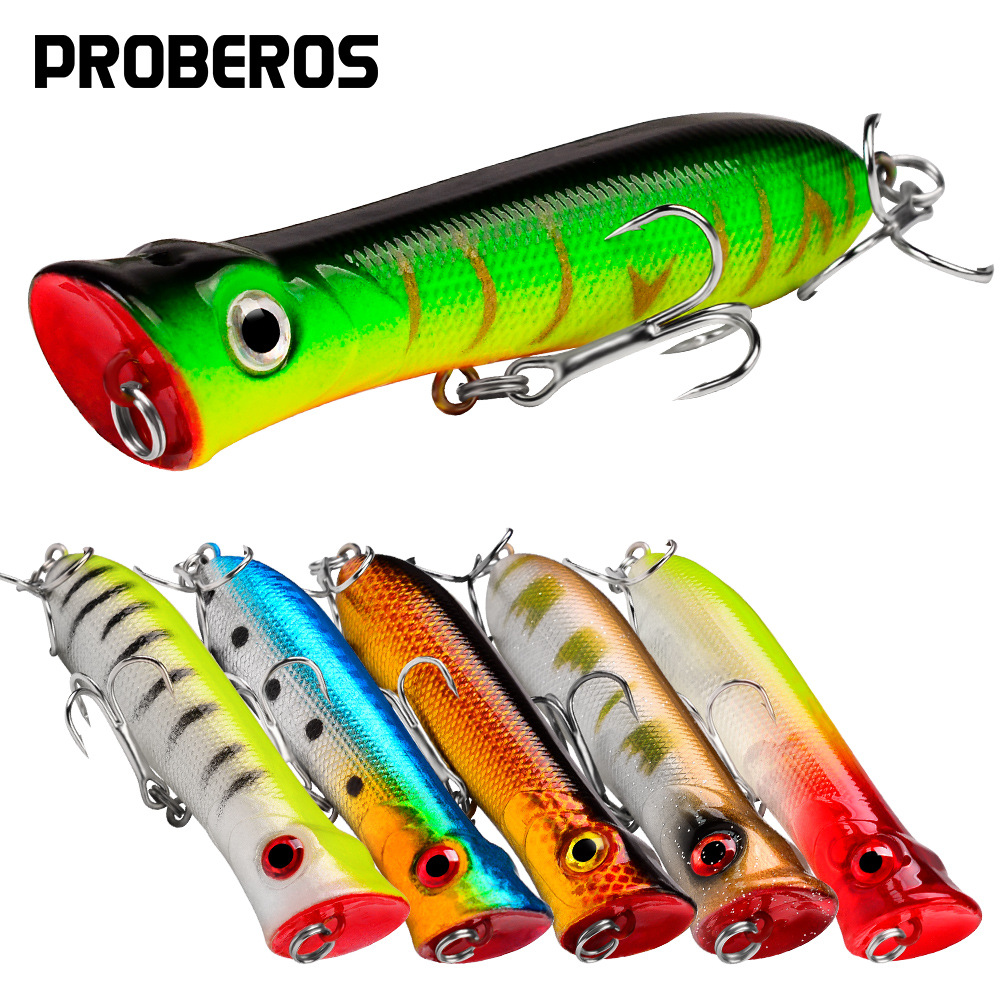 Fishing Lure Popper - Topwater Popper Wędkarstwo morskie 8cm-12g 6