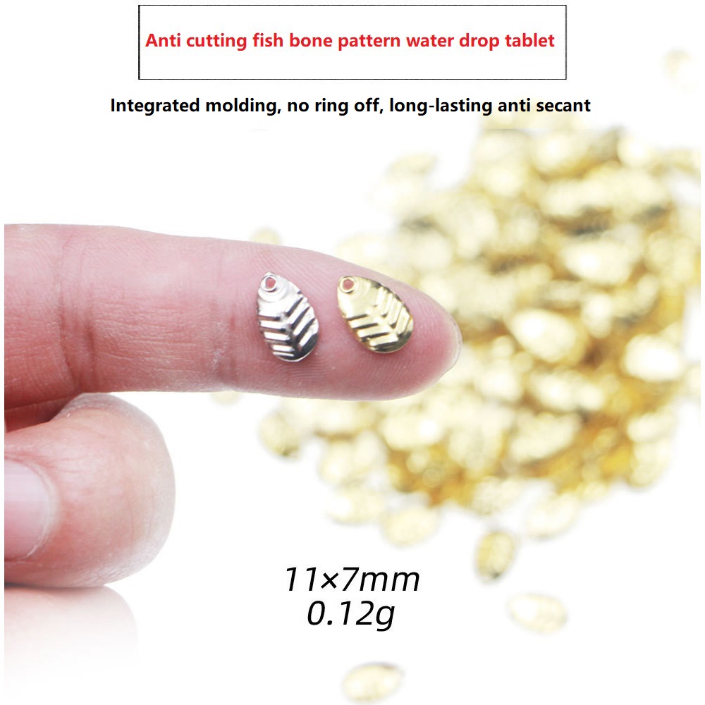 Fishing Lure Spinnerbait - 50 sztuk/partia DIY Fishing Spinner cekiny