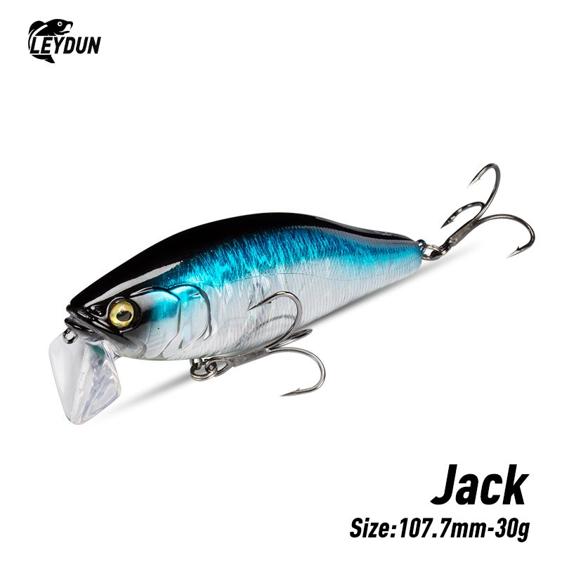 Fishing Lure Spinnerbait - I-JACK Minnow przynęty 107.7mm 30g pływające