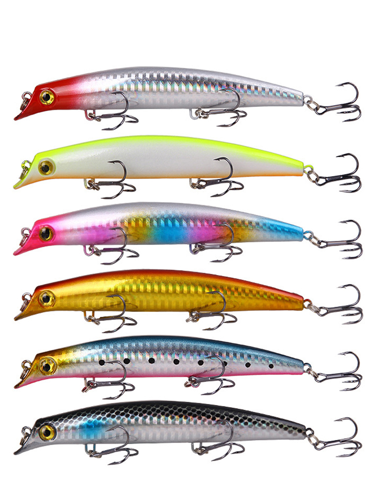 Fishing Lure Popper - 6 sztuk Crankbaits przynęty morskie Topwater