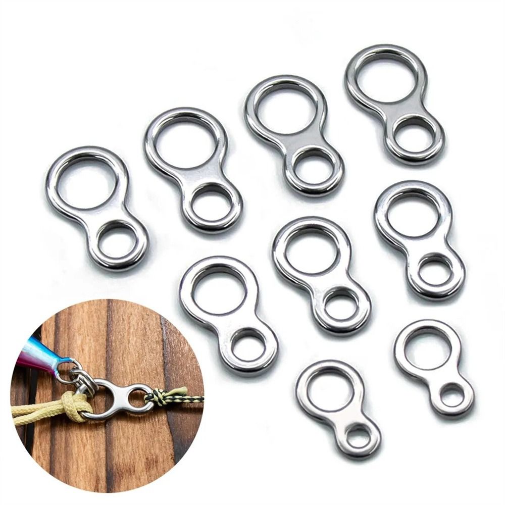 Fishing Lure Jig - 10 szt. Solidny pierścień ze stali