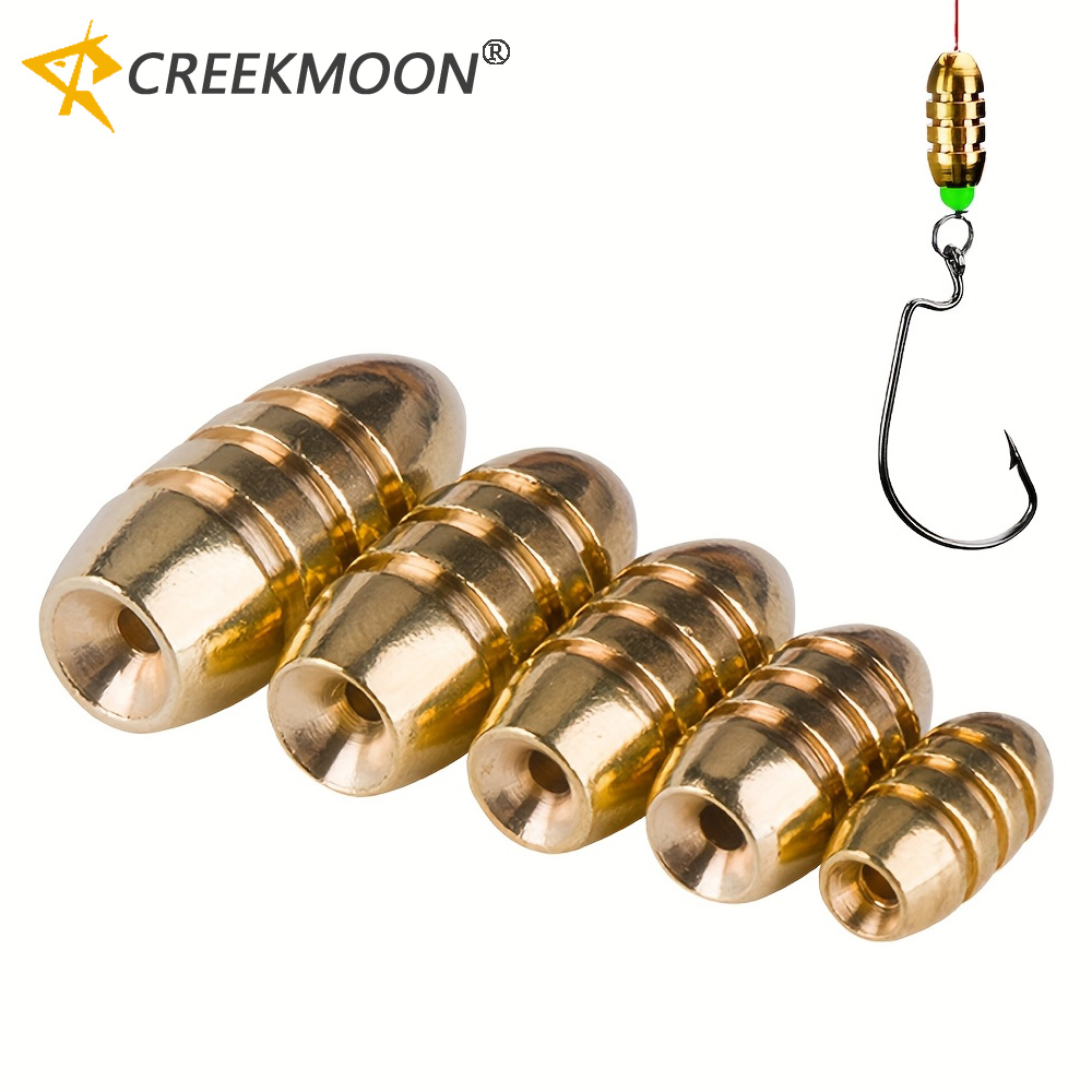 Fishing Lure Kit - 20 szt. Mosiężnych miedzianych obciążników wędkarskich
