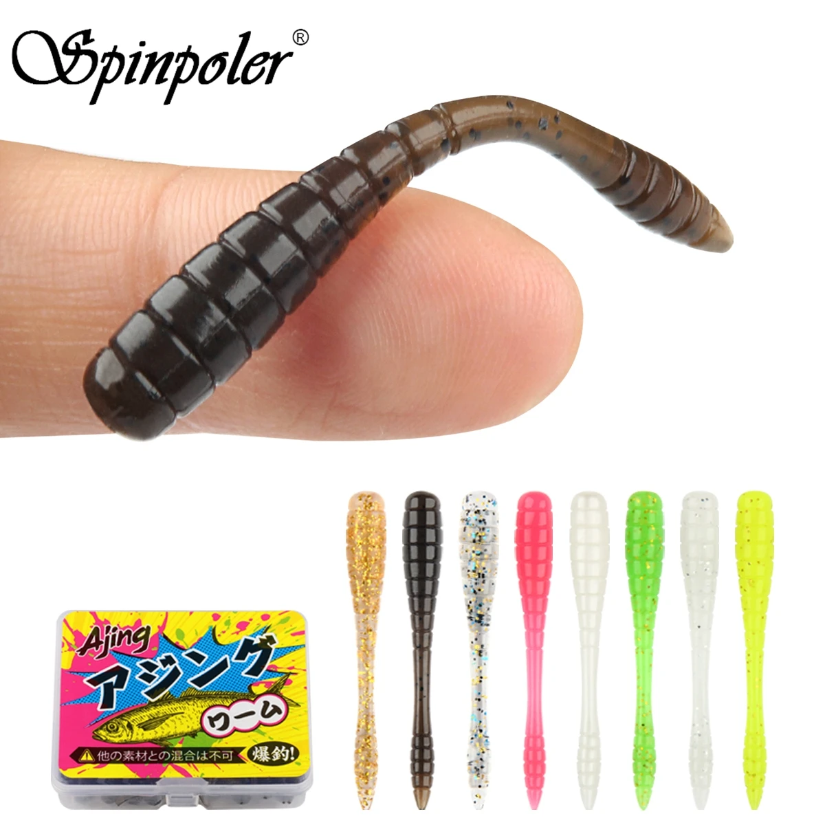 Fishing Lure Topwater - Przynęty miękkie Spinpoler TPR Ajing, sztuczne