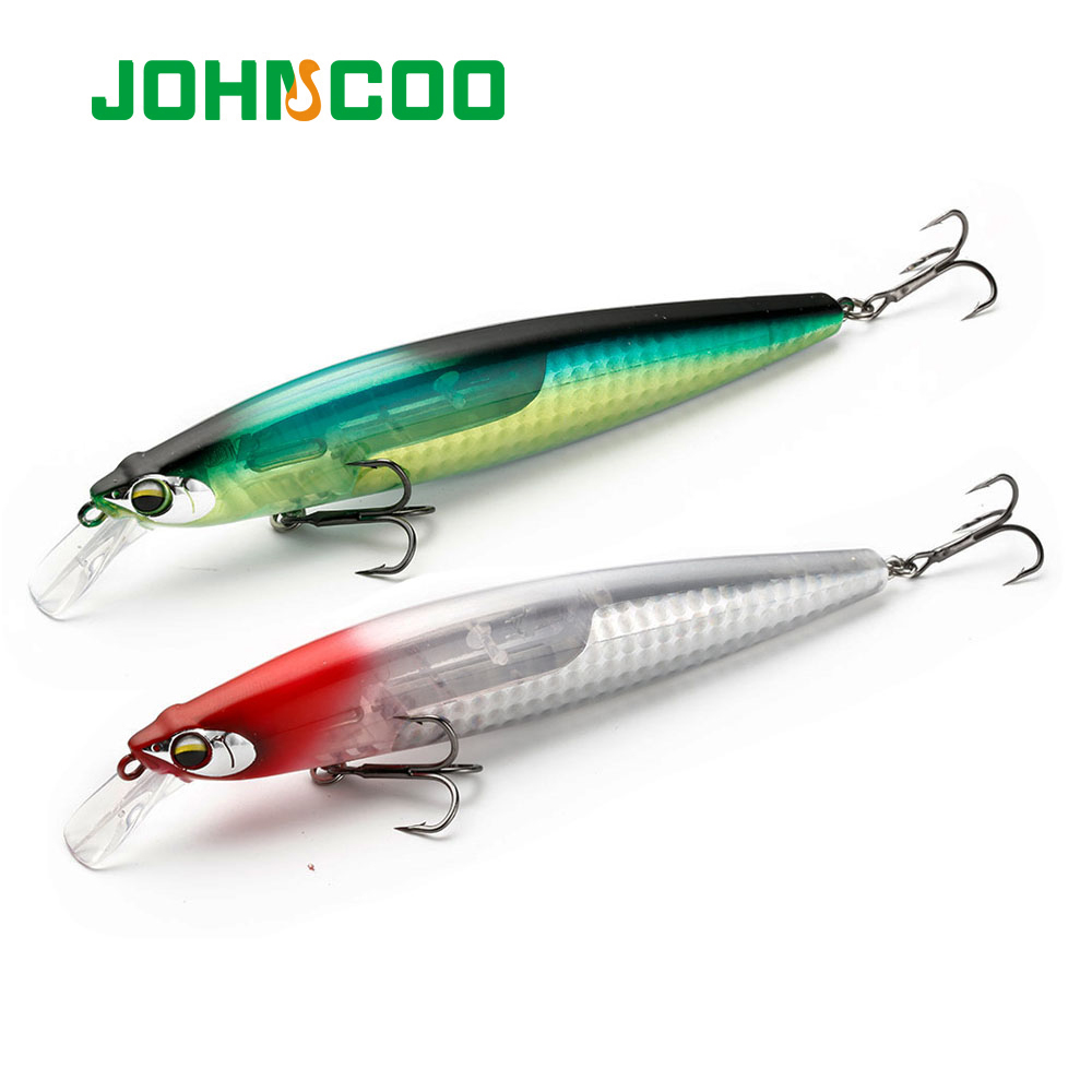 Fishing Lure Blade Bait - JOHNCOO pływające Minnow 130mm 18.5g długie