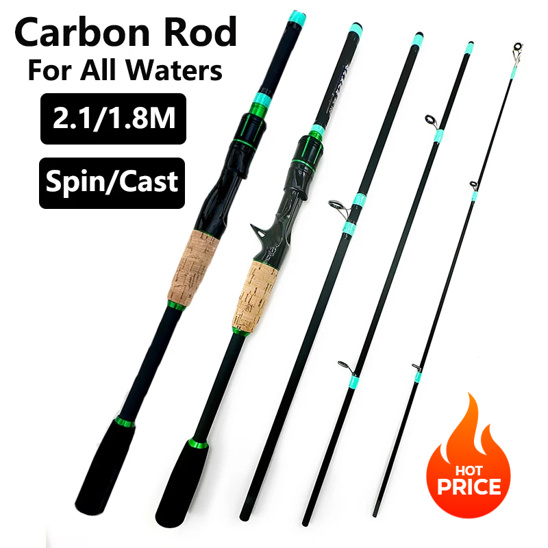 Fishing Lure Jig - Wędka spinningowa do rzucania przynęt, solidna,