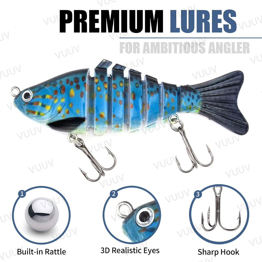 10 szt. Przynęt Wędkarskich ty – Fishing Lure Swimbait recenzja i cena