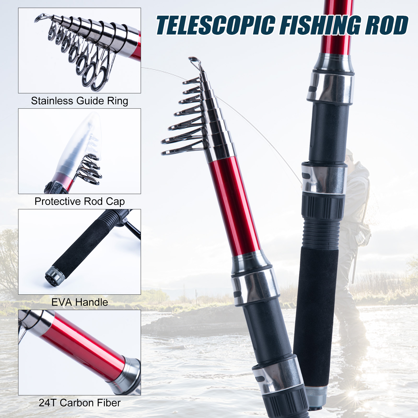 Goture Teleskopowy Zestaw Wędk – Fishing Lure Making Kit recenzja i cena