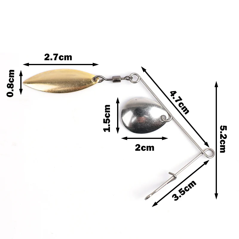 OUTKIT 5 sztuk 2.5g Spinner Fi – Fishing Lure Buzzbait recenzja i cena