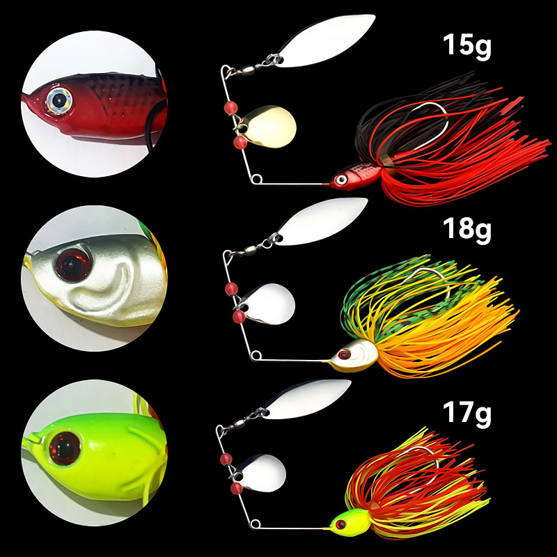 Bazooka 15g 18g Spinnerbait Fi – Fishing Lure Buzzbait recenzja i cena