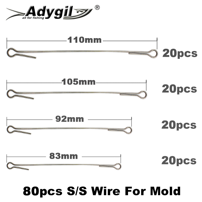 Adygil DIY wędkowanie 80 sztuk – Fishing Lure Jig recenzja i cena