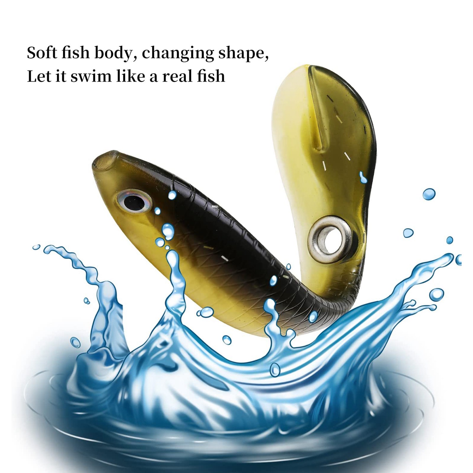 10 szt. Miękkich Przynęt Wędka – Fishing Lure Soft Plastic recenzja i cena