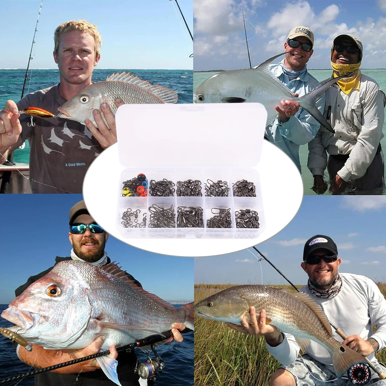 Zestaw 115 szt. krętlików wędk – Fishing Lure Kit recenzja i cena