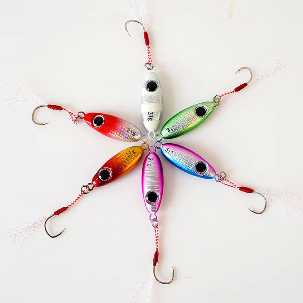 6 sztuk Micro Metal Jigging pr – Fishing Lure Spoon recenzja i cena