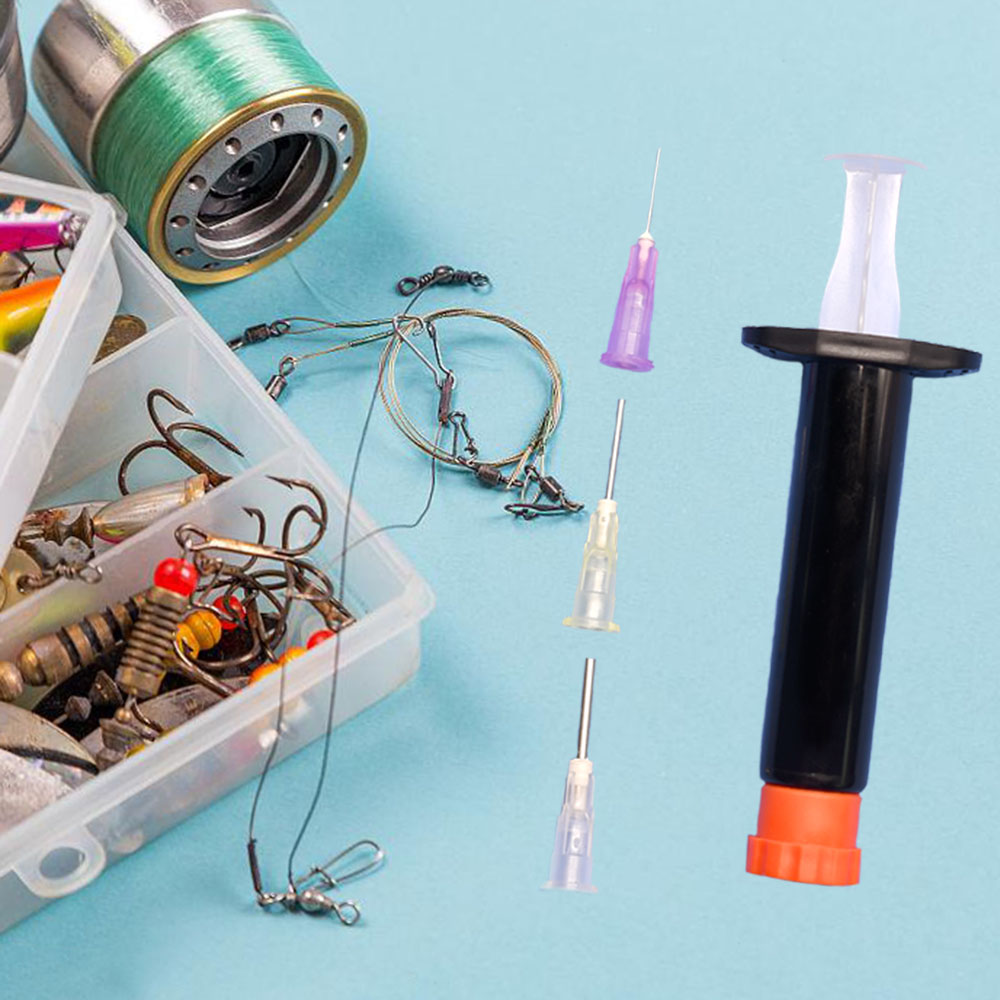 2 Zestawy Czarnych Strzykawek  – Fishing Lure Making Kit recenzja i cena