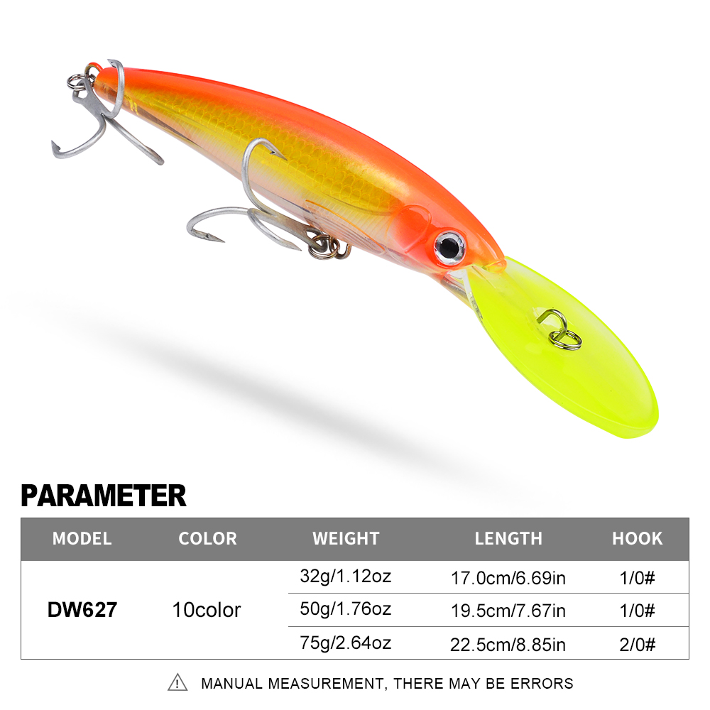 1 szt. 32g 50g 75g Duża Pływaj – Fishing Lure Topwater recenzja i cena