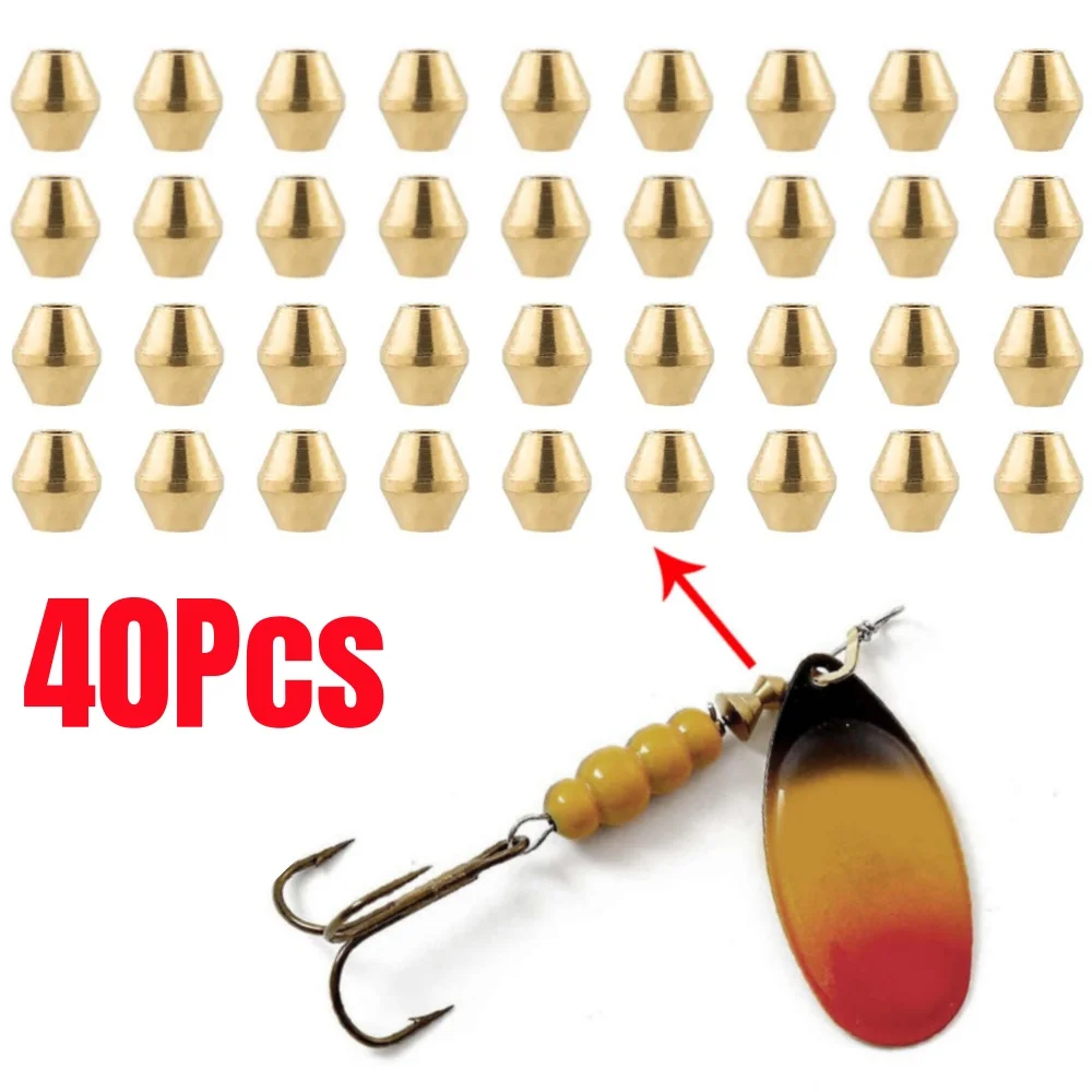 40 szt. Mosiężnych koralików w – Fishing Lure Spinnerbait recenzja i cena