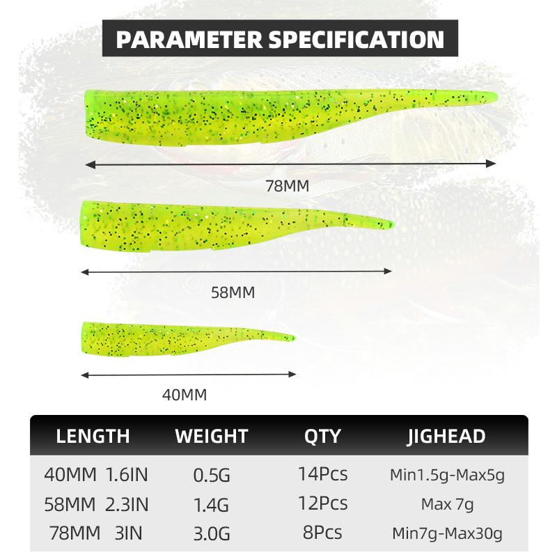 BLUX New Dart Worm Soft Bait 5 – Fishing Lure Soft Plastic recenzja i cena
