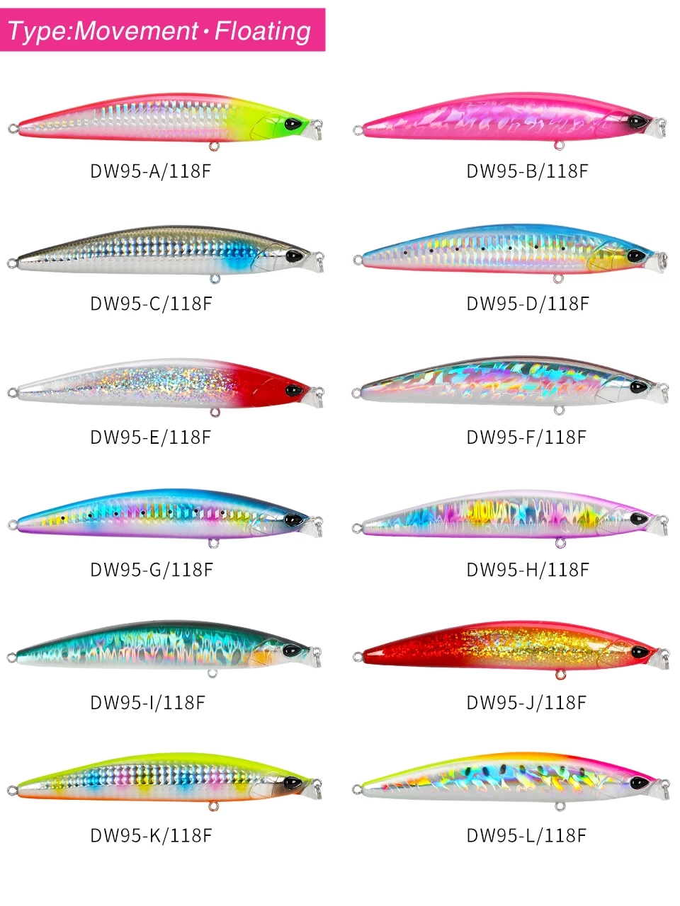 TSURINOYA-Shallow Range Floati – Fishing Lure Jerkbait recenzja i cena
