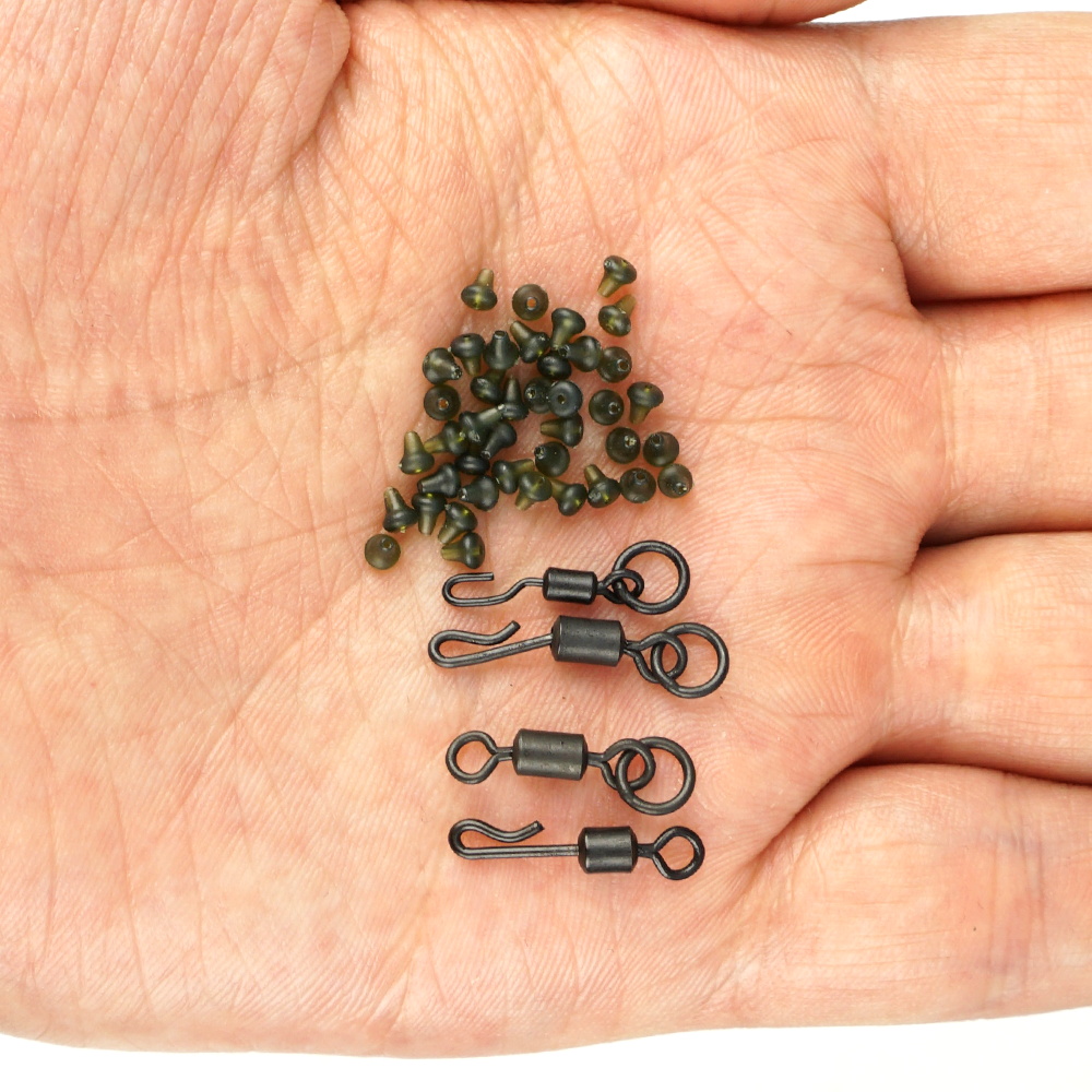 Hirisi 70 szt. Gumowe koraliki – Fishing Lure Spinner recenzja i cena