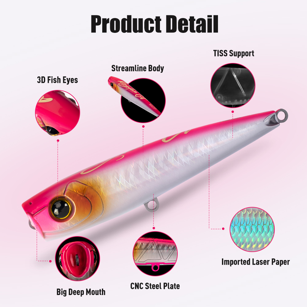 Przynęta wędkarska YOOFISH GT  – Fishing Lure Popper recenzja i cena