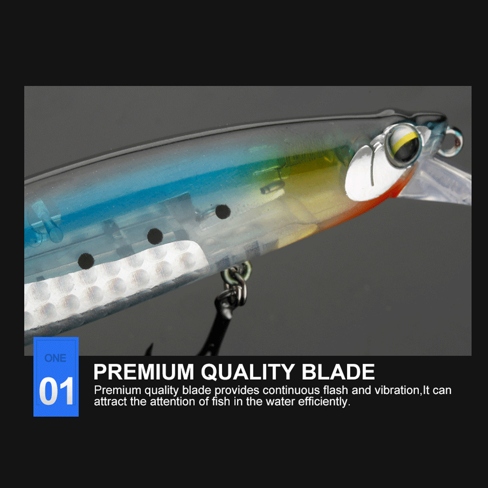 JOHNCOO pływające Minnow 130mm – Fishing Lure Blade Bait recenzja i cena