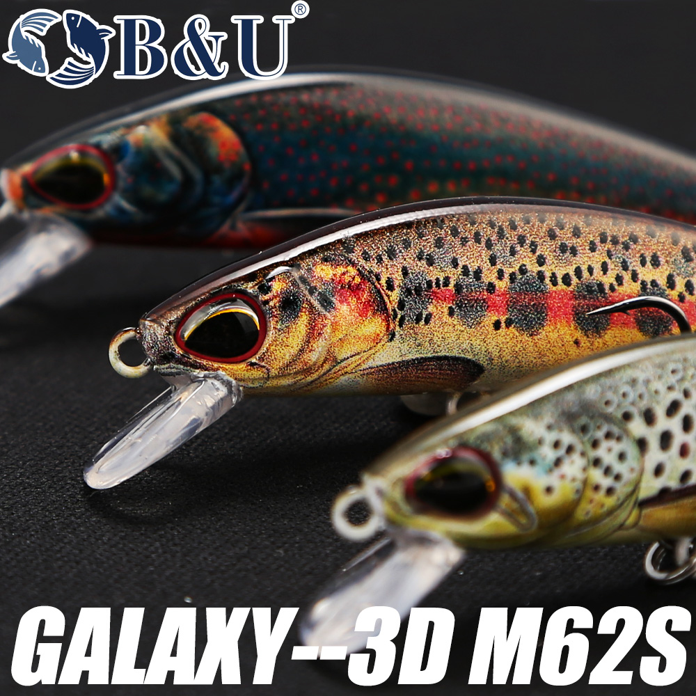 B&U 62mm 8.4g Tonące woblery M – Fishing Lure Jerkbait recenzja i cena