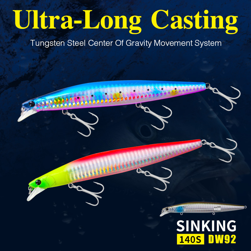 TSURINOYA 140mm 26g STINGER 14 – Fishing Lure Jerkbait recenzja i cena
