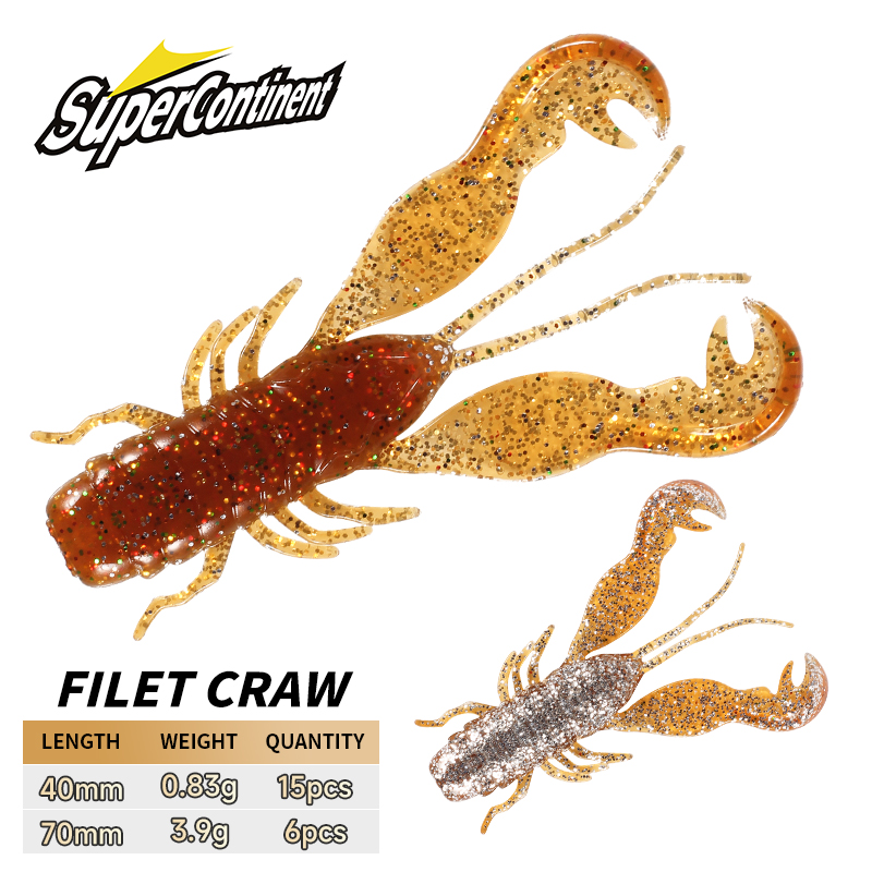 2023 Supercontinent Filet Craw – Fishing Lure Soft Plastic recenzja i cena
